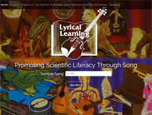 Tablet Screenshot of lyricallearning.com